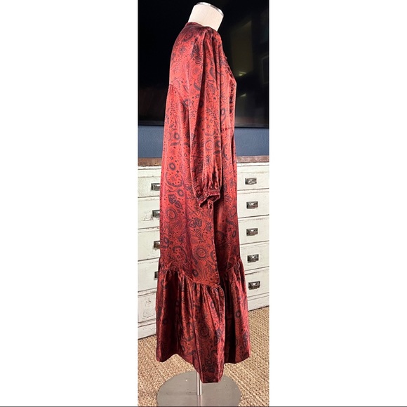 Johnny Was Asteria 100% Silk Midi Dress S - Picture 9 of 12